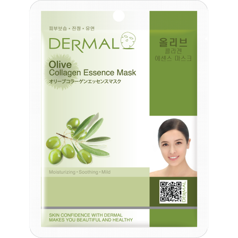 Olive Collagen Essence Mask - 10 pcs