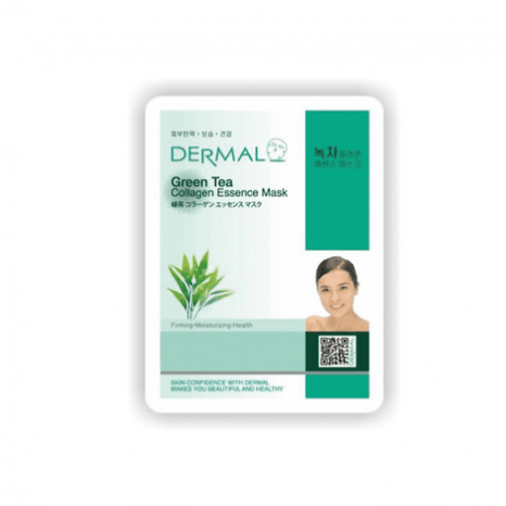 Green Tea Collagen Essence Mask - 10 pcs