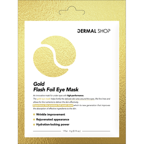 Gold Flash Foil Eye Mask - 10 pcs